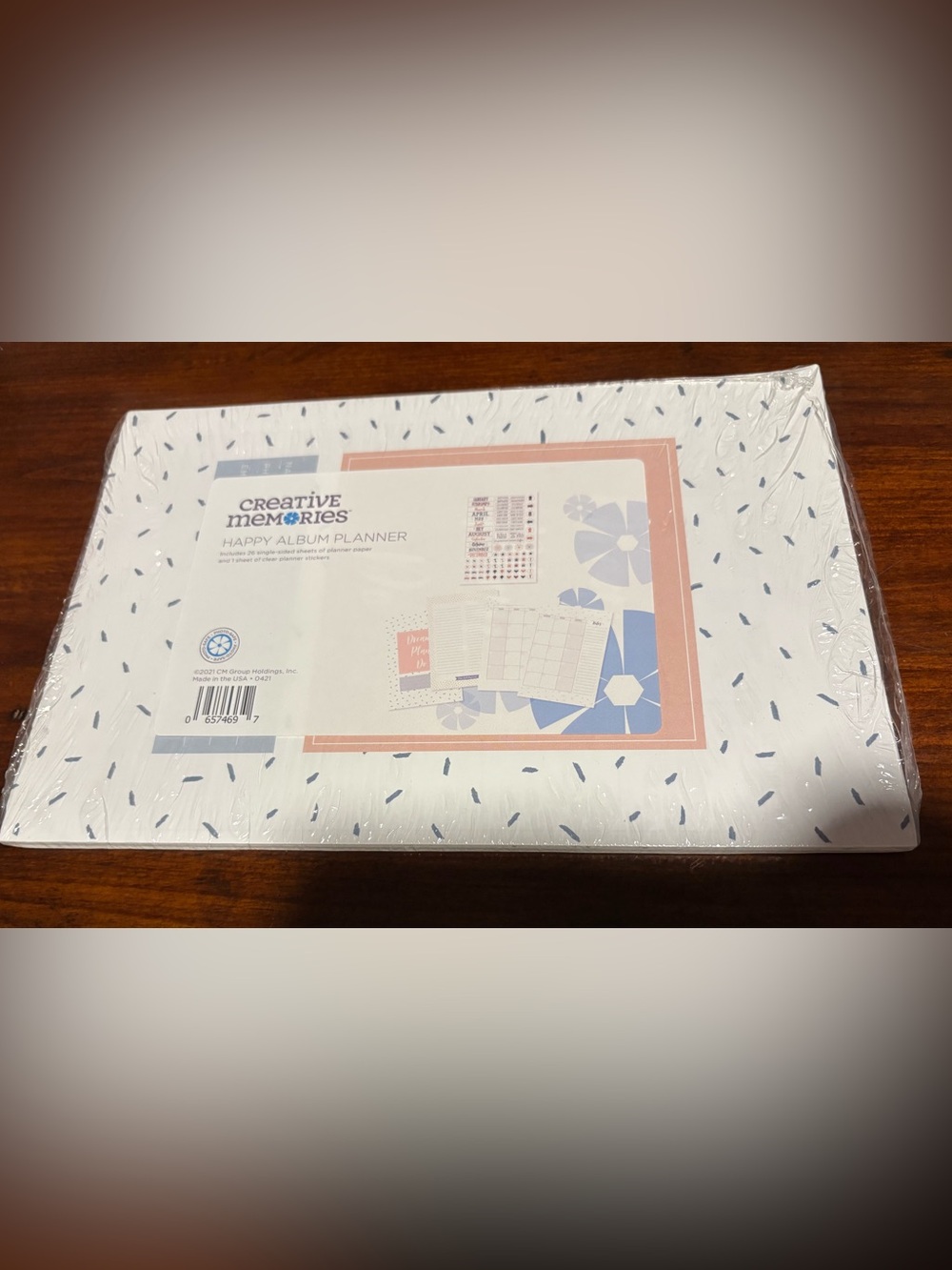 Creative Memories Pink & Light Blue Happy Album Planner